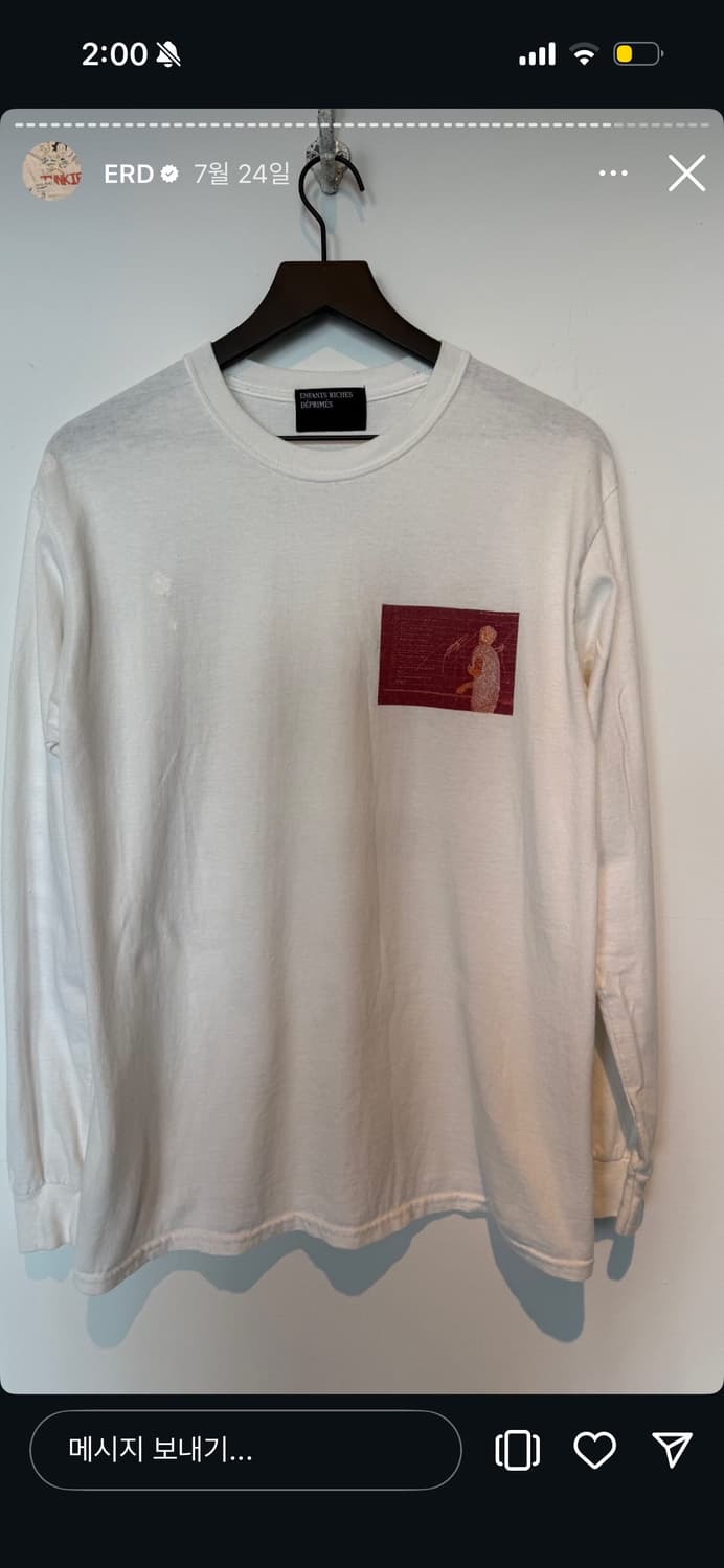 ERD ALUMINUM LONG SLEEVE  M 상품이미지3