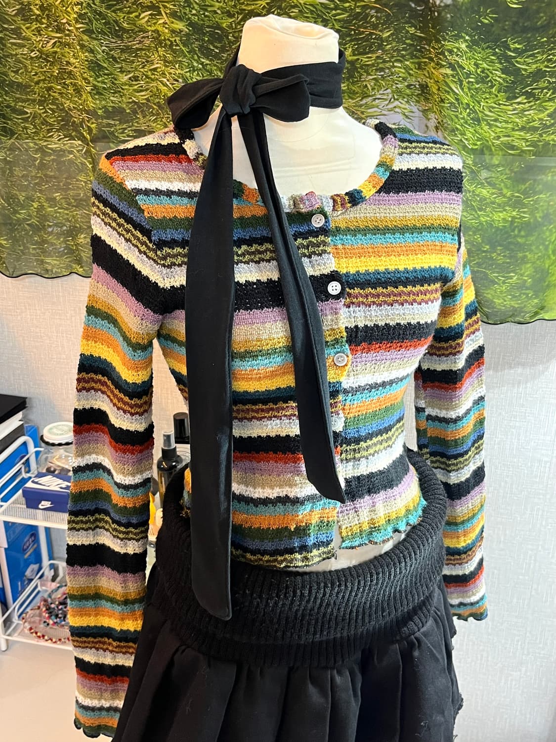 빈티지 컬러 크롭가디건 상품이미지6