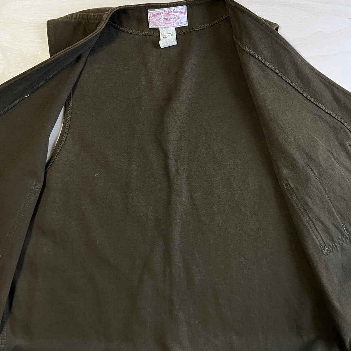 Filson Moleskin Vest ( 40 ) 상품이미지5
