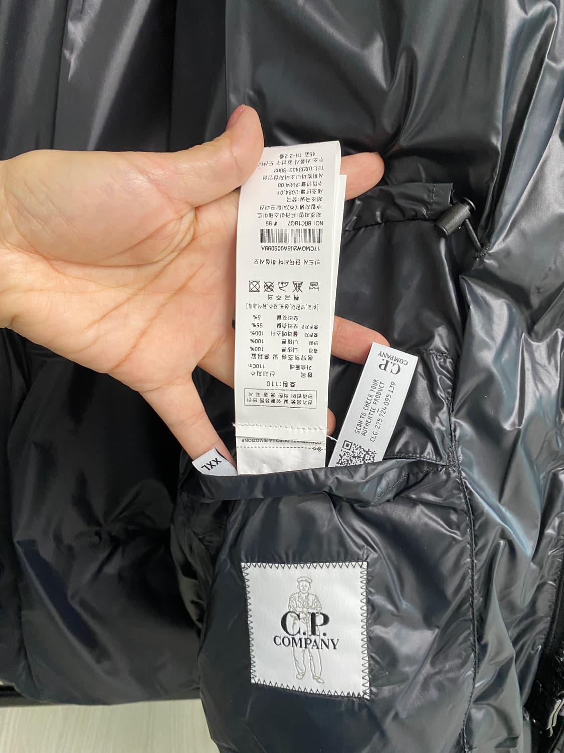 cp컴퍼니 dd쉘 디디쉘 24fw 블랙 상품이미지6