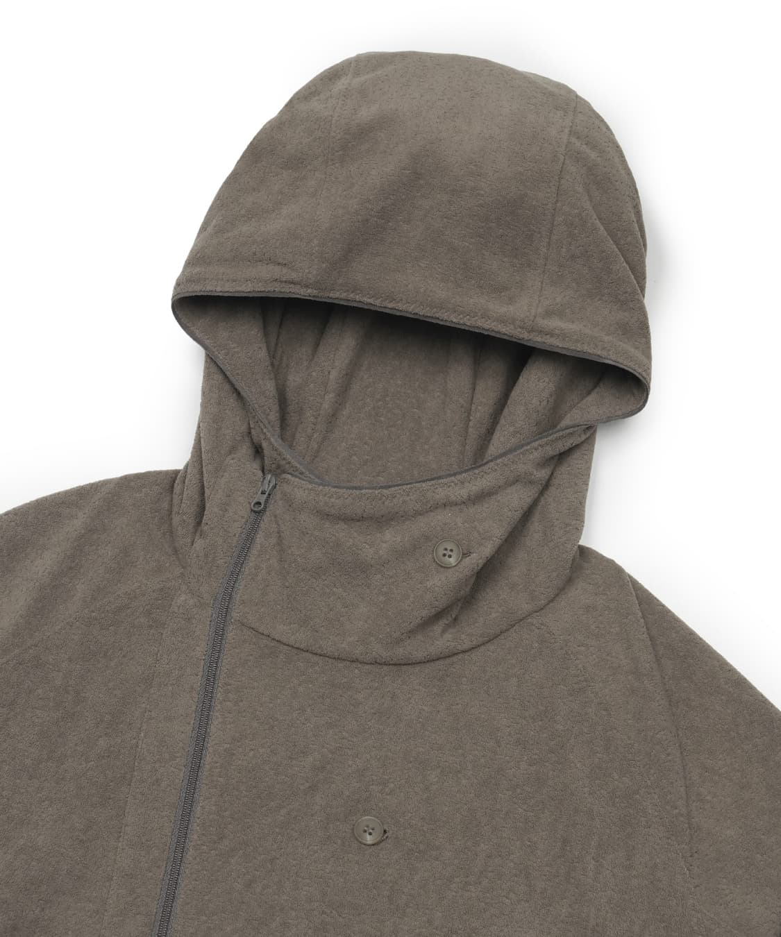 산산기어 BUTTON FLEECE JACKET [BROWN] 1size 상품이미지3