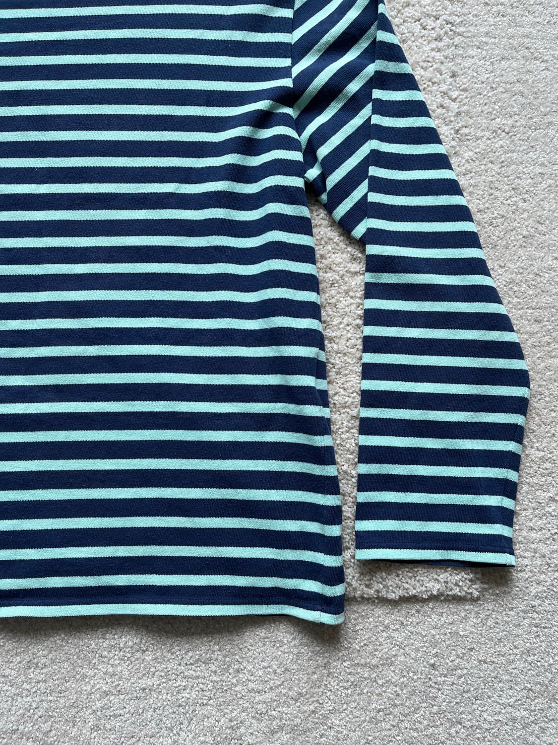 세인트제임스 네이비/민트 보더 티셔츠 (105) 상품이미지9