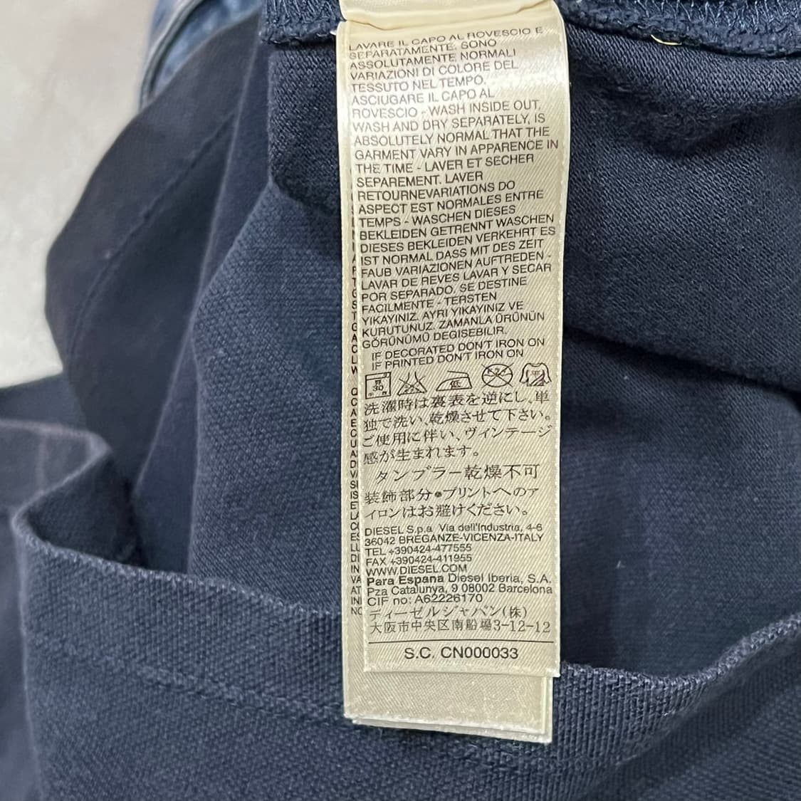  디젤 데님 카라 티셔츠 y16063 상품이미지9