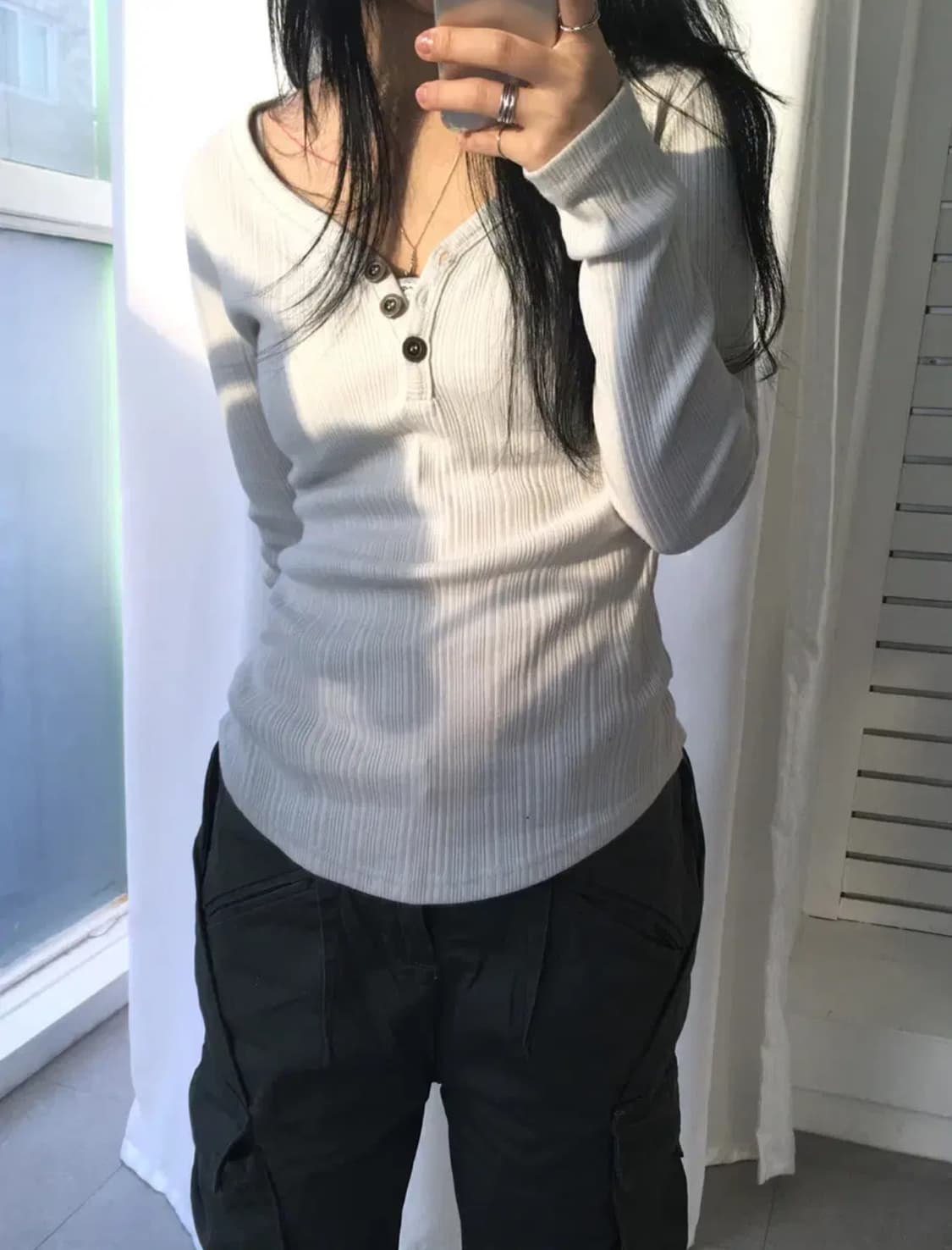 이즈이즈 new liner button round t 상품이미지1