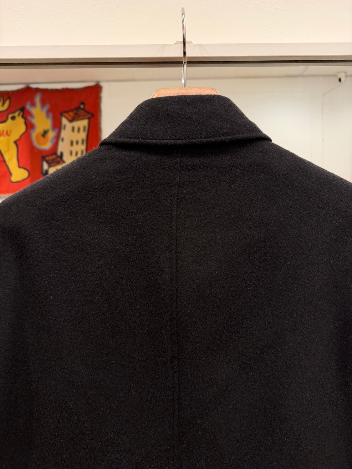 Vtg 빈티지 캐시미어 맥코트 하프 코트 상품이미지6