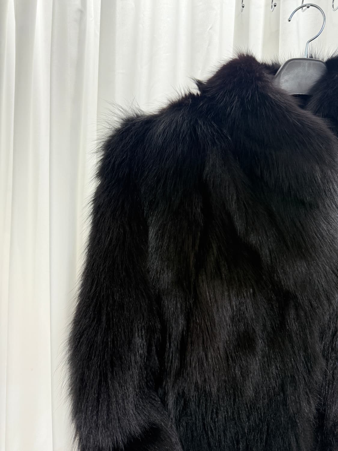 SAGA Fox fur jacket (black) 상품이미지5