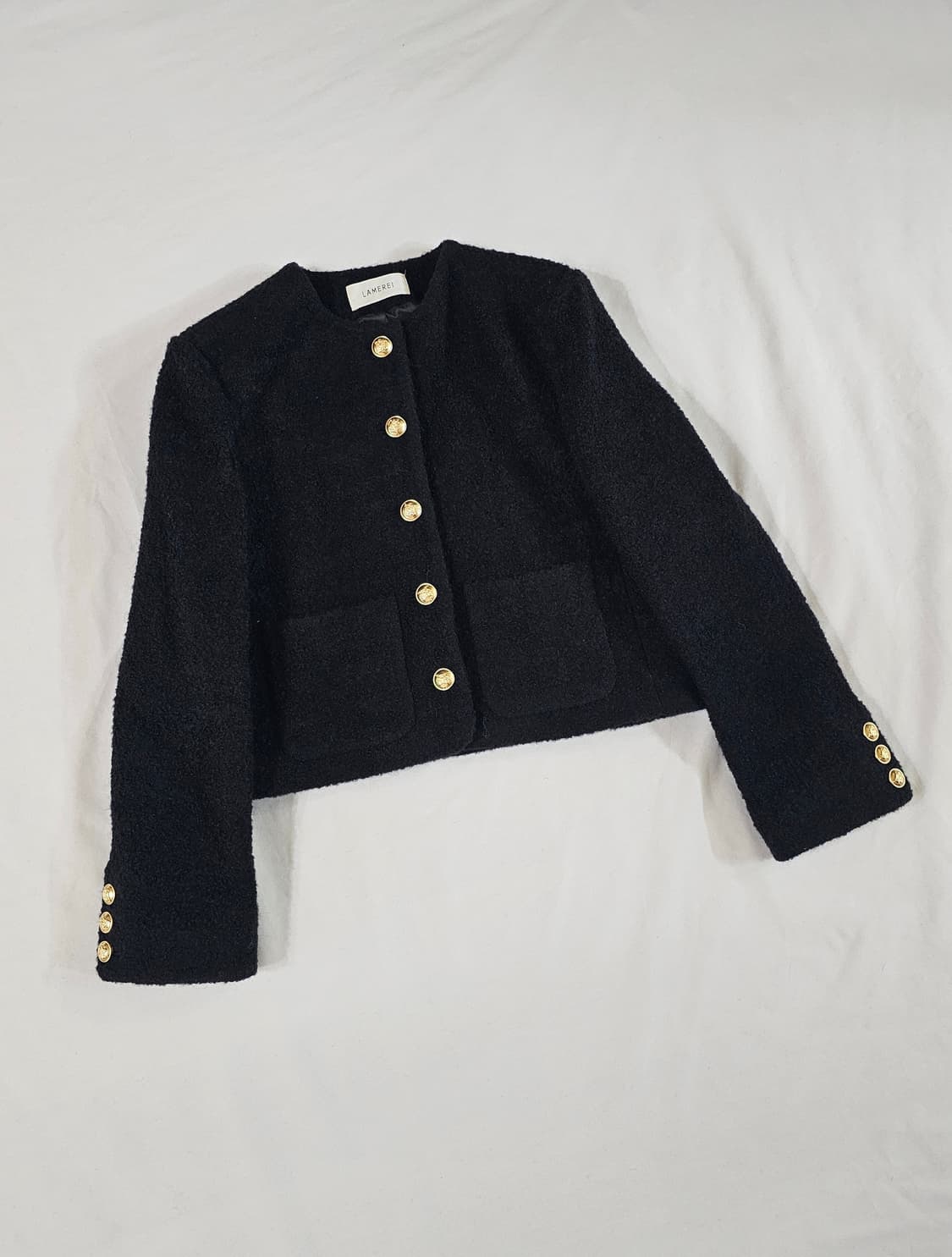 [s] 라메레이 Wool Boucle Crop Jacket 크롭 자켓 상품이미지4