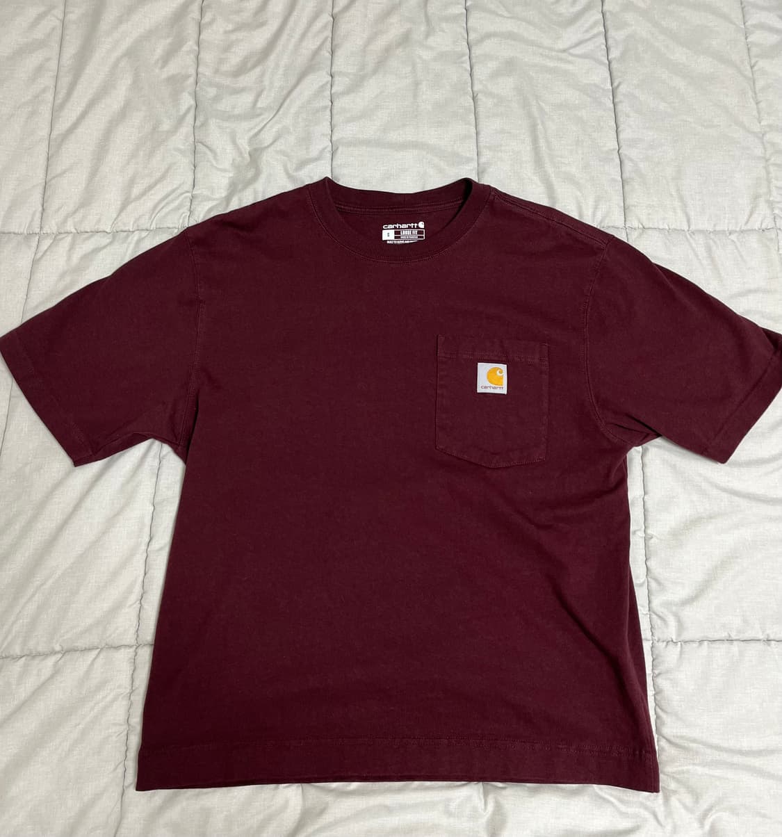 칼하트 루즈핏 버건디 상품이미지1