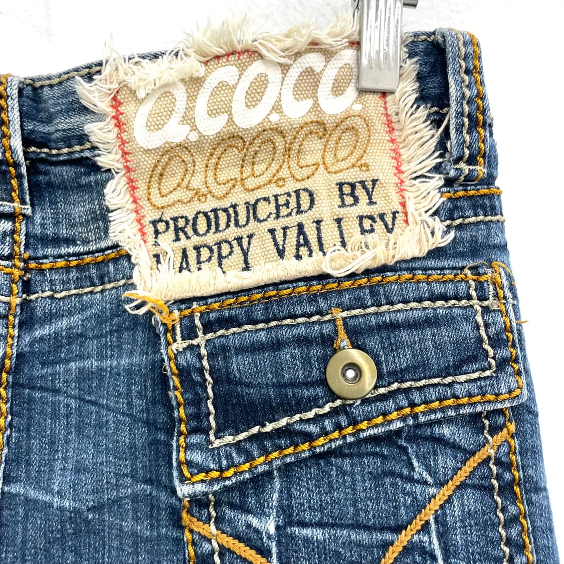 Vintage wash denim mini skirt 상품이미지3