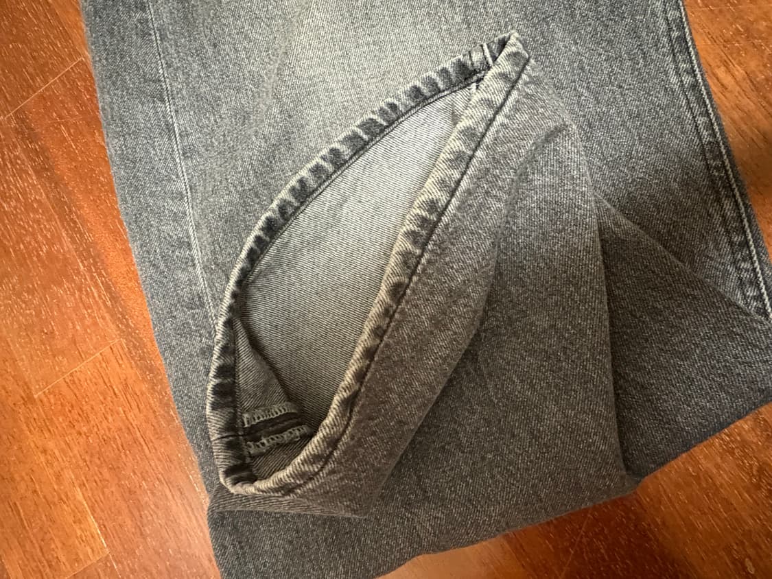 해칭룸 와이드커브드진 2사이즈 상품이미지4