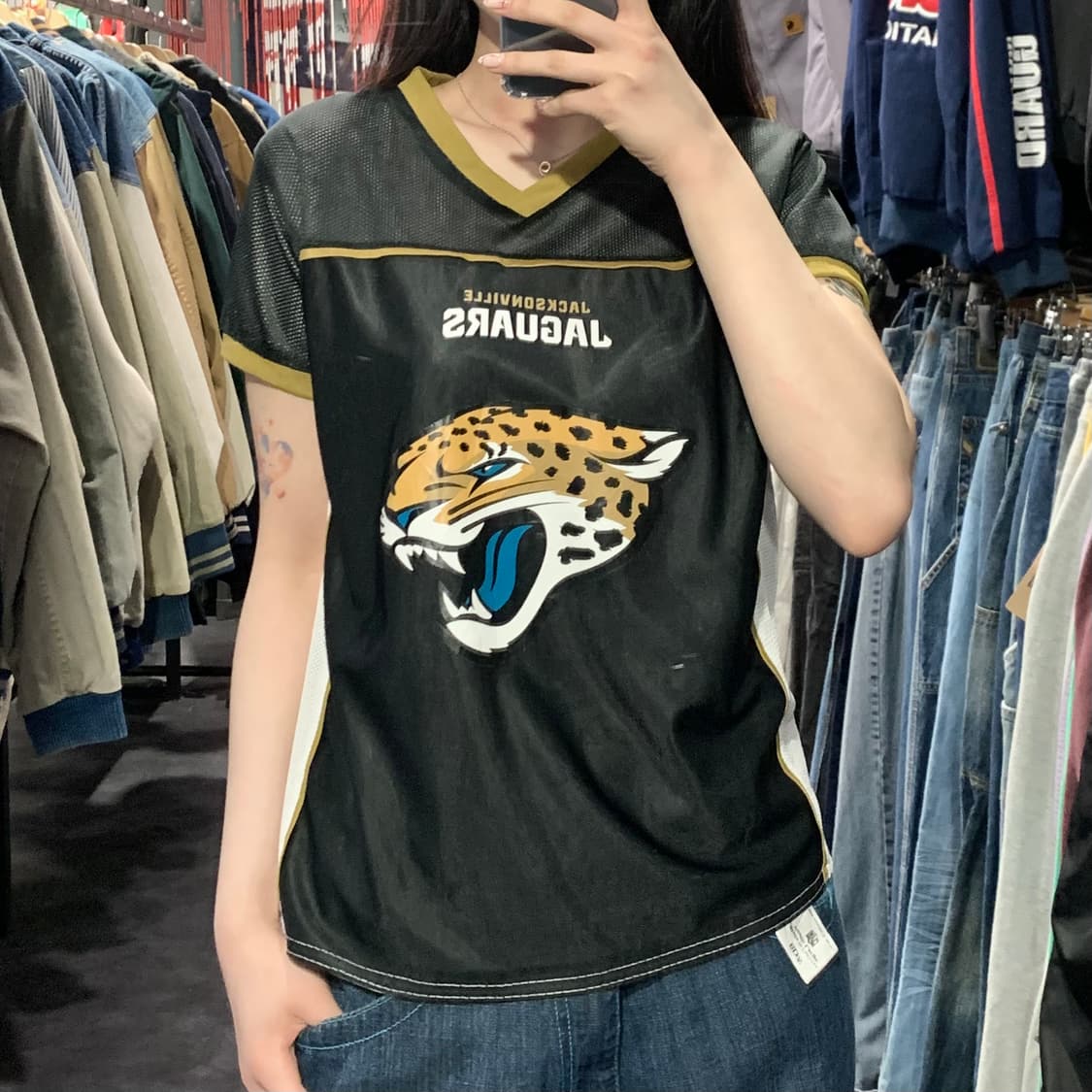 [IM] NFL 재규어스 플래그 풋볼 메쉬 반팔 져지 상품이미지2