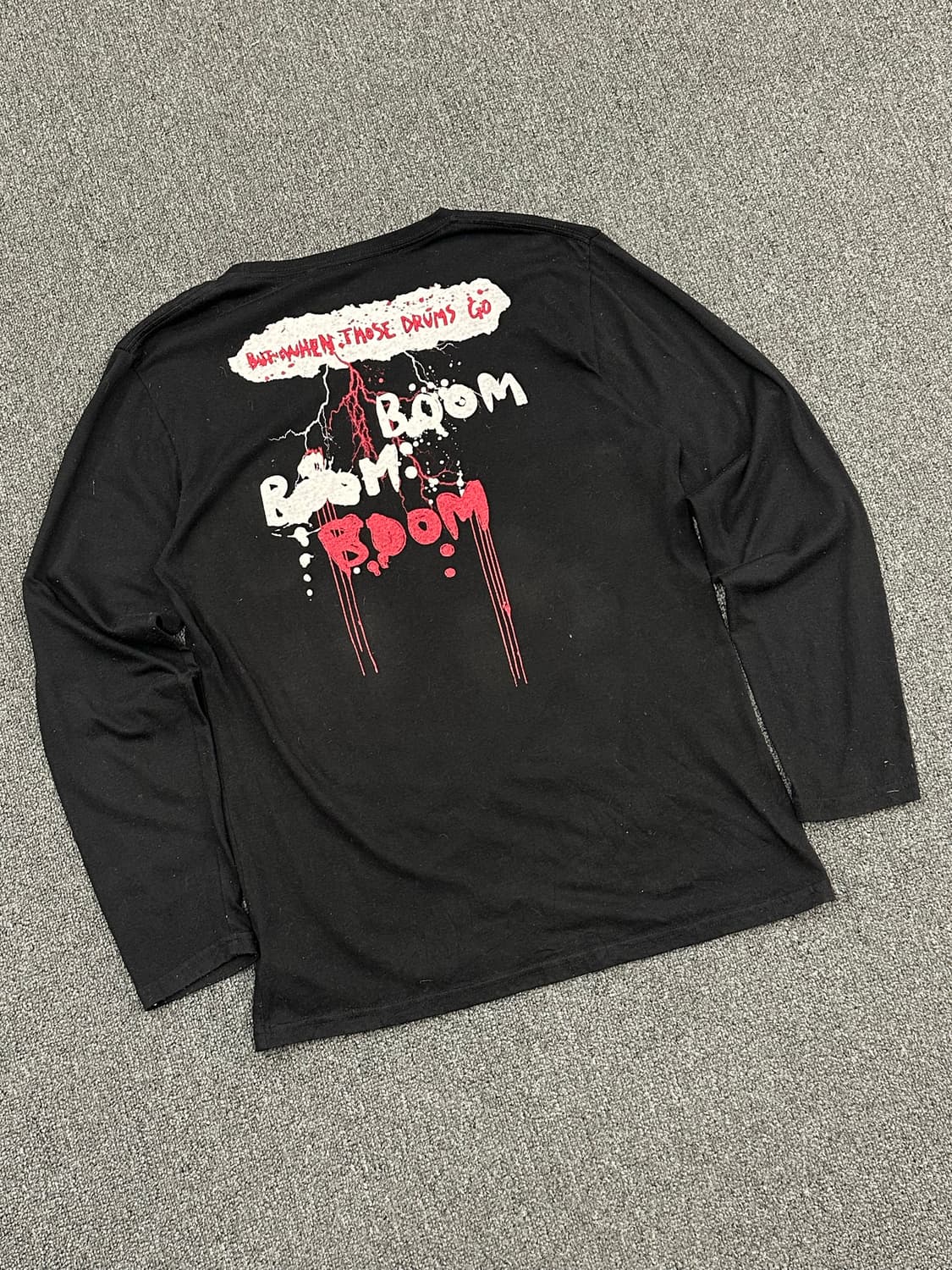 XL)롤링 스톤즈 빈티지 빅 프린팅 롱슬리브 상품이미지5