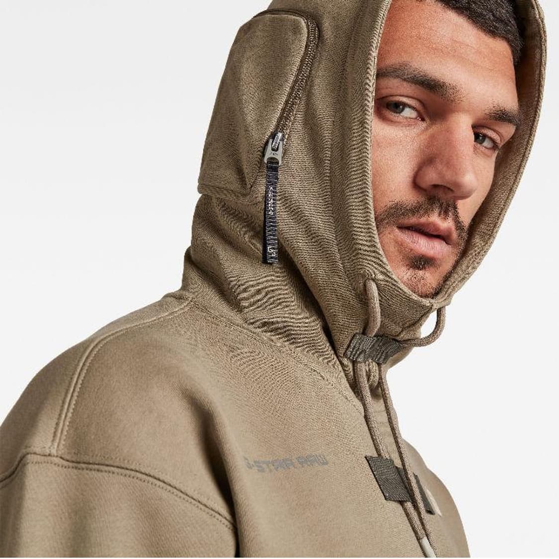 지스타로우 포켓 디테일 루즈 후드티 L 상품이미지9