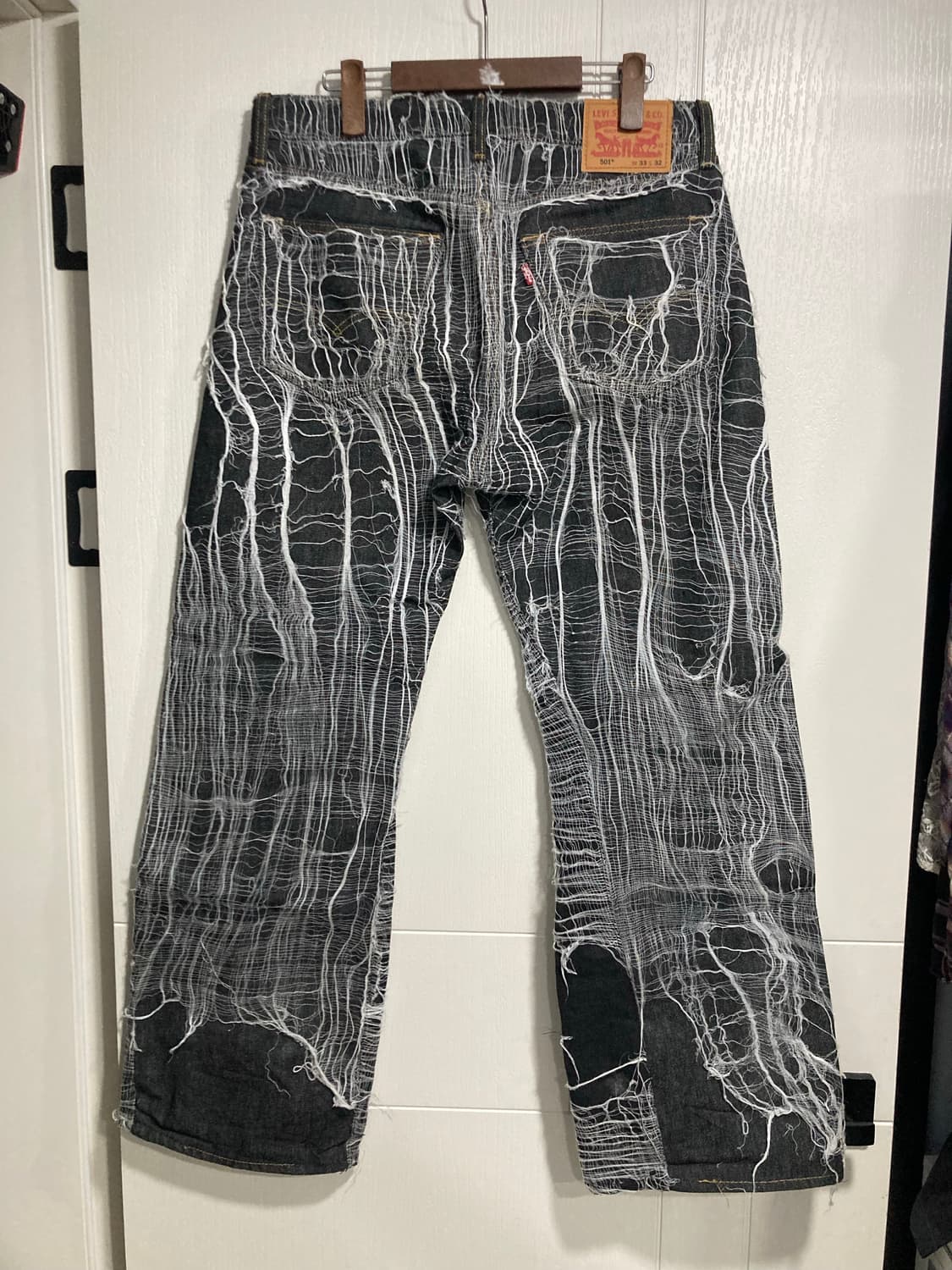 스파이더웹 데님 팬츠 상품이미지8