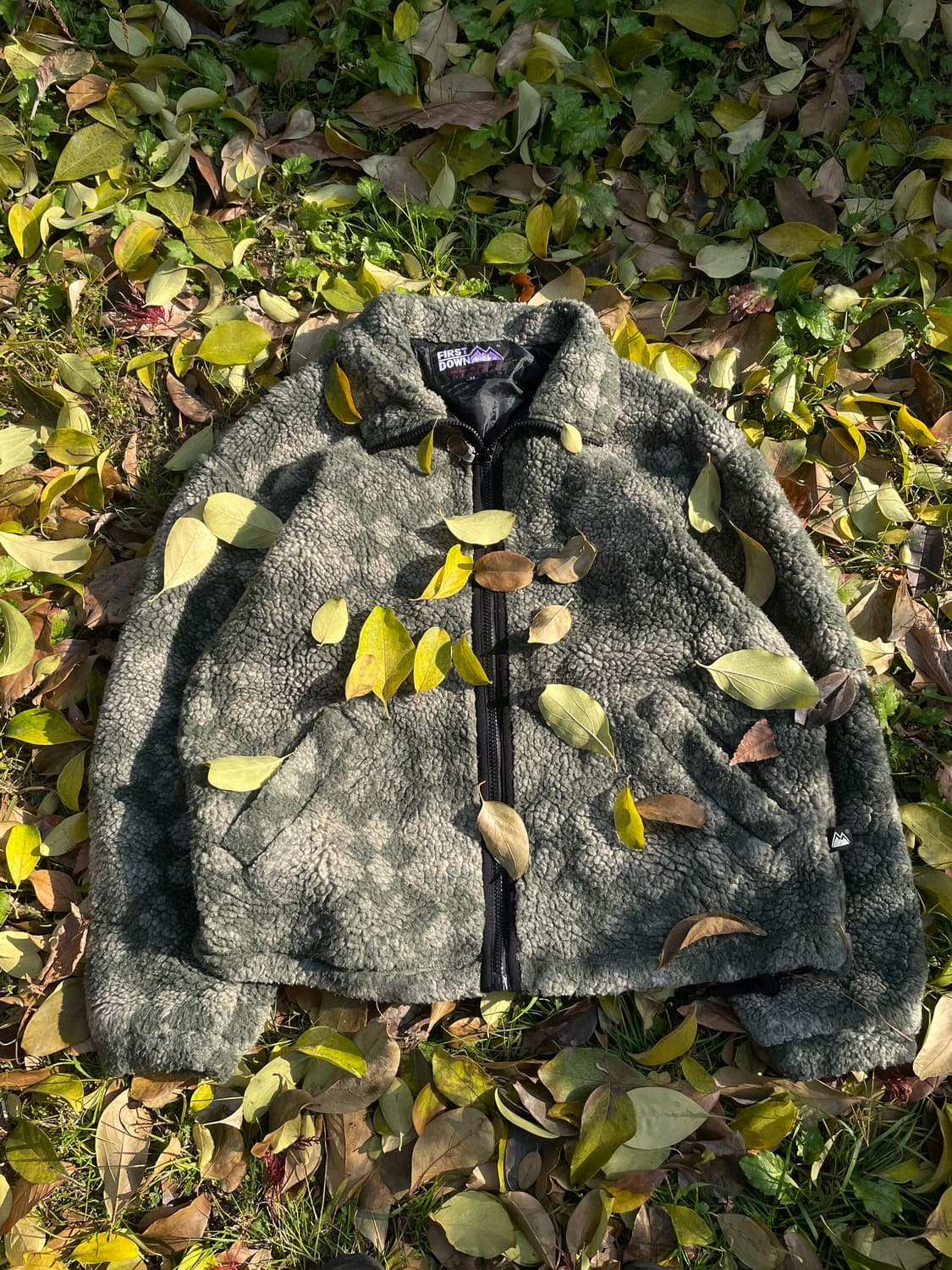 00s First Down Green Fleece JK 상품이미지2