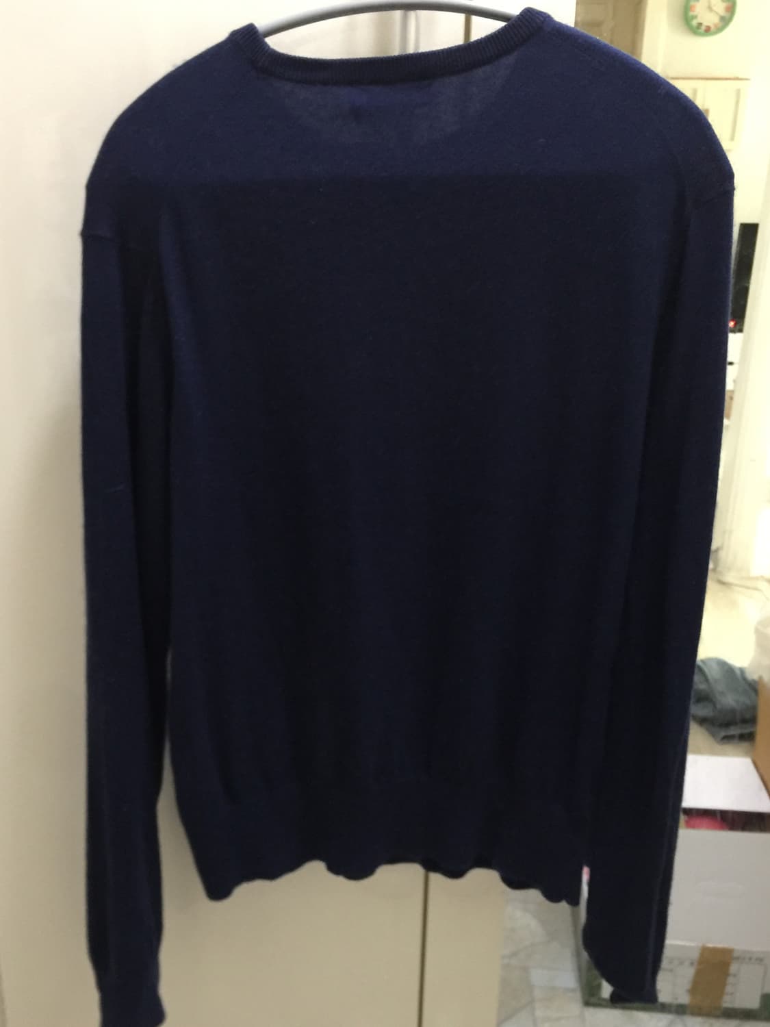 폴로 네이비 니트 M 상품이미지2