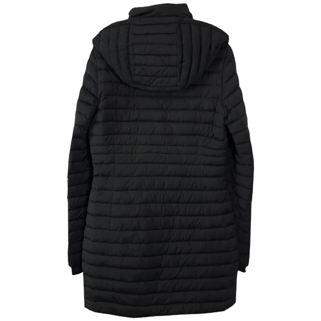 [루드삭] 오리털 덕다운 후드 롱 패딩 블랙 P01172 상품이미지3