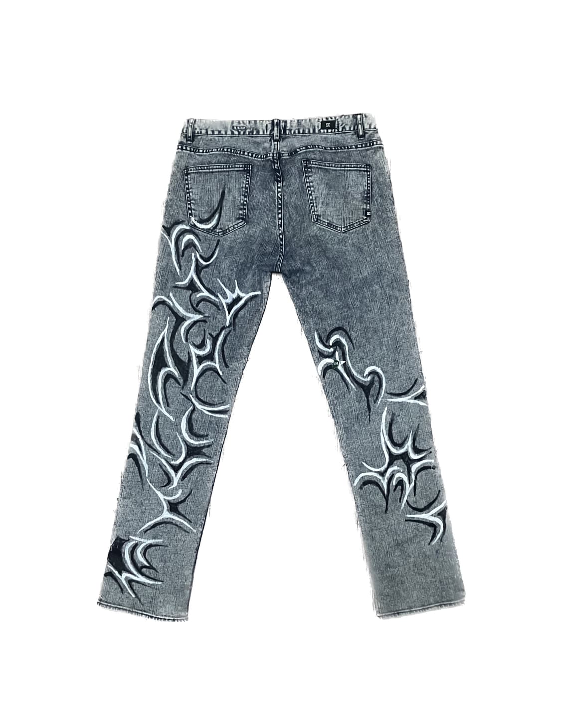 그런지 데미지 나이프 커스텀 바지 상품이미지1