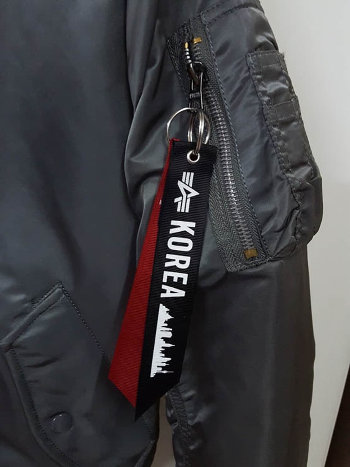 알파인더스트리 남성 MA-1 플라이트 자켓 건메탈 M 상품이미지4