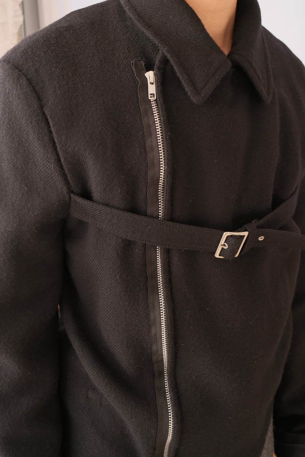 Boiled wool bondage rider jacket 상품이미지4