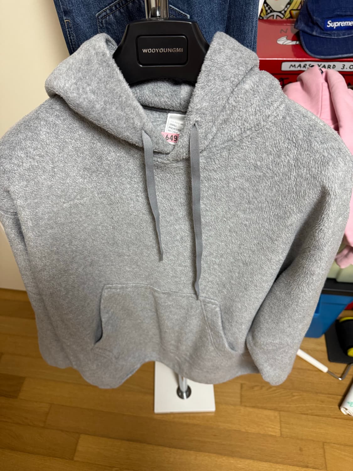 토마스모어 플리스 그레이 후드 판매중! 상품이미지4