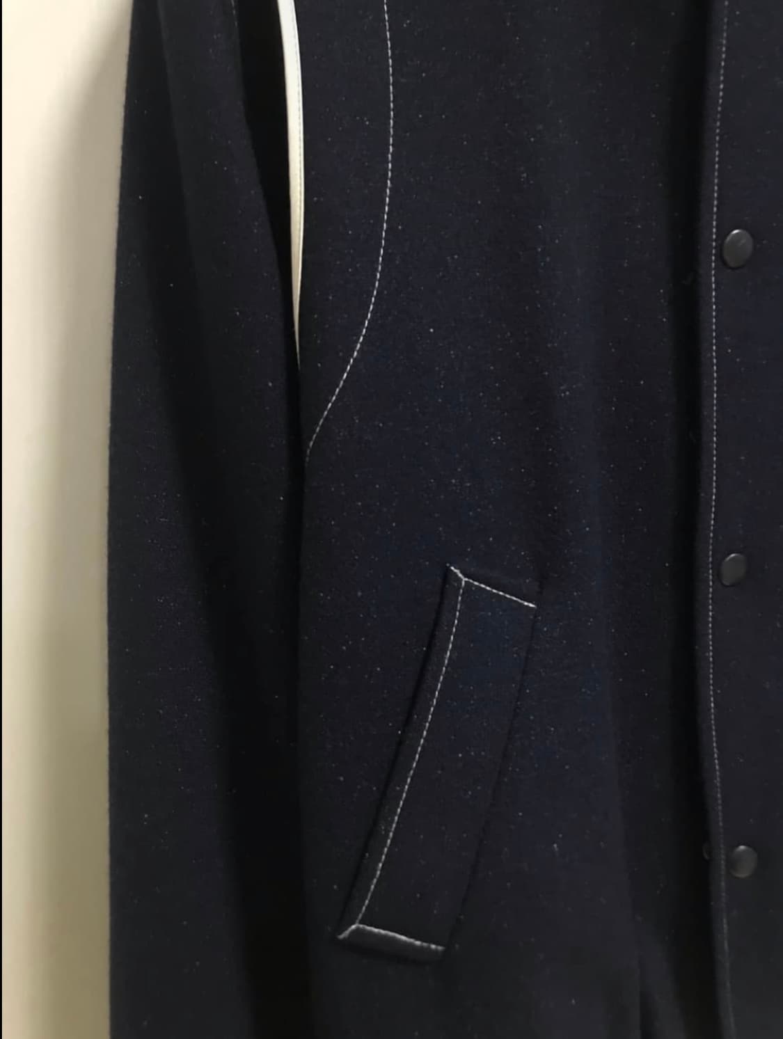 2사이즈) 라벨아카이브 베이스볼 점퍼 네이비 바시티 자켓 블루종 2 상품이미지5