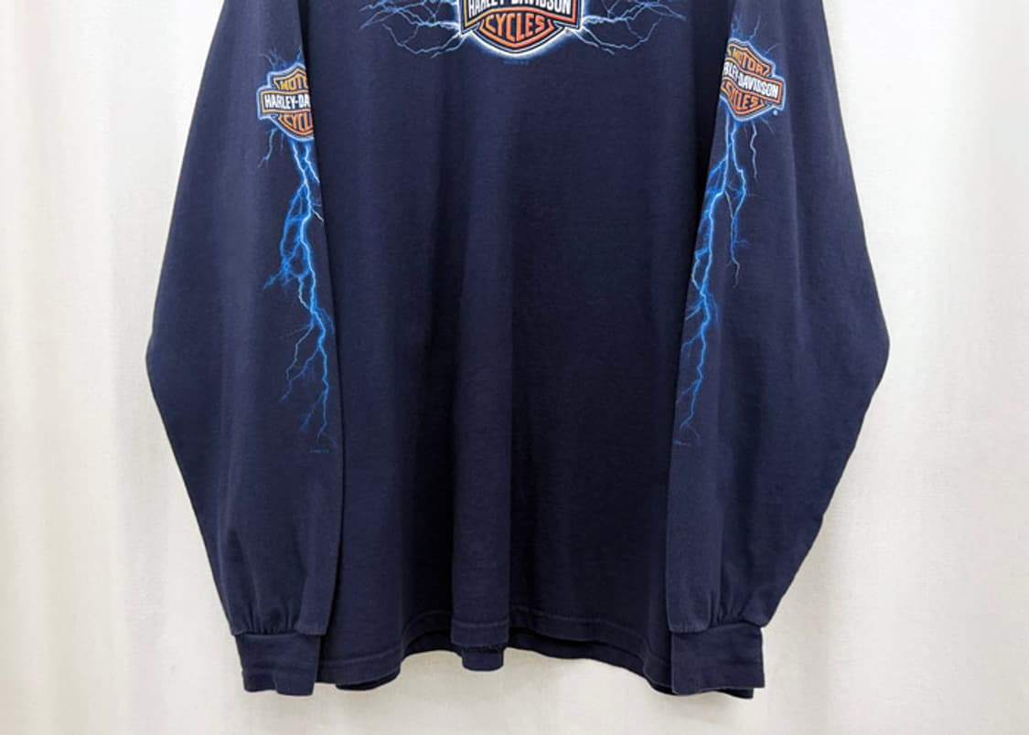 할리데이비슨 빈티지 라이트닝 롱슬리브 상품이미지4