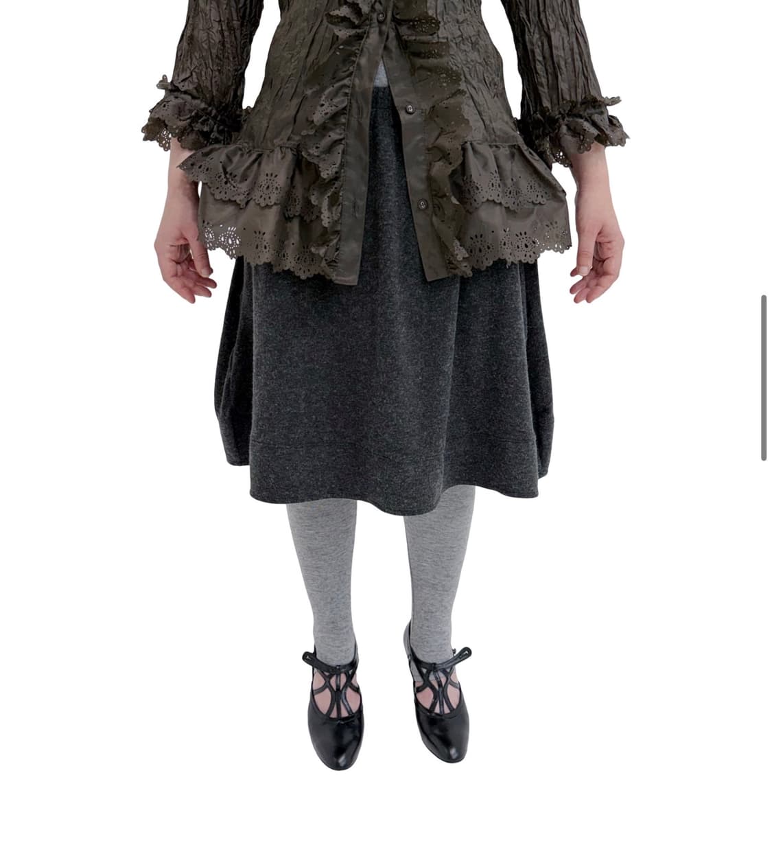 에옹쓰 스커트Uls Mountain Skirt - Charcoal 상품이미지2