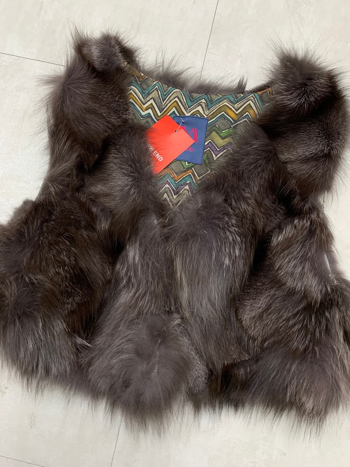 애쉬 퍼플 여우 퍼 베스트 #05 상품이미지2