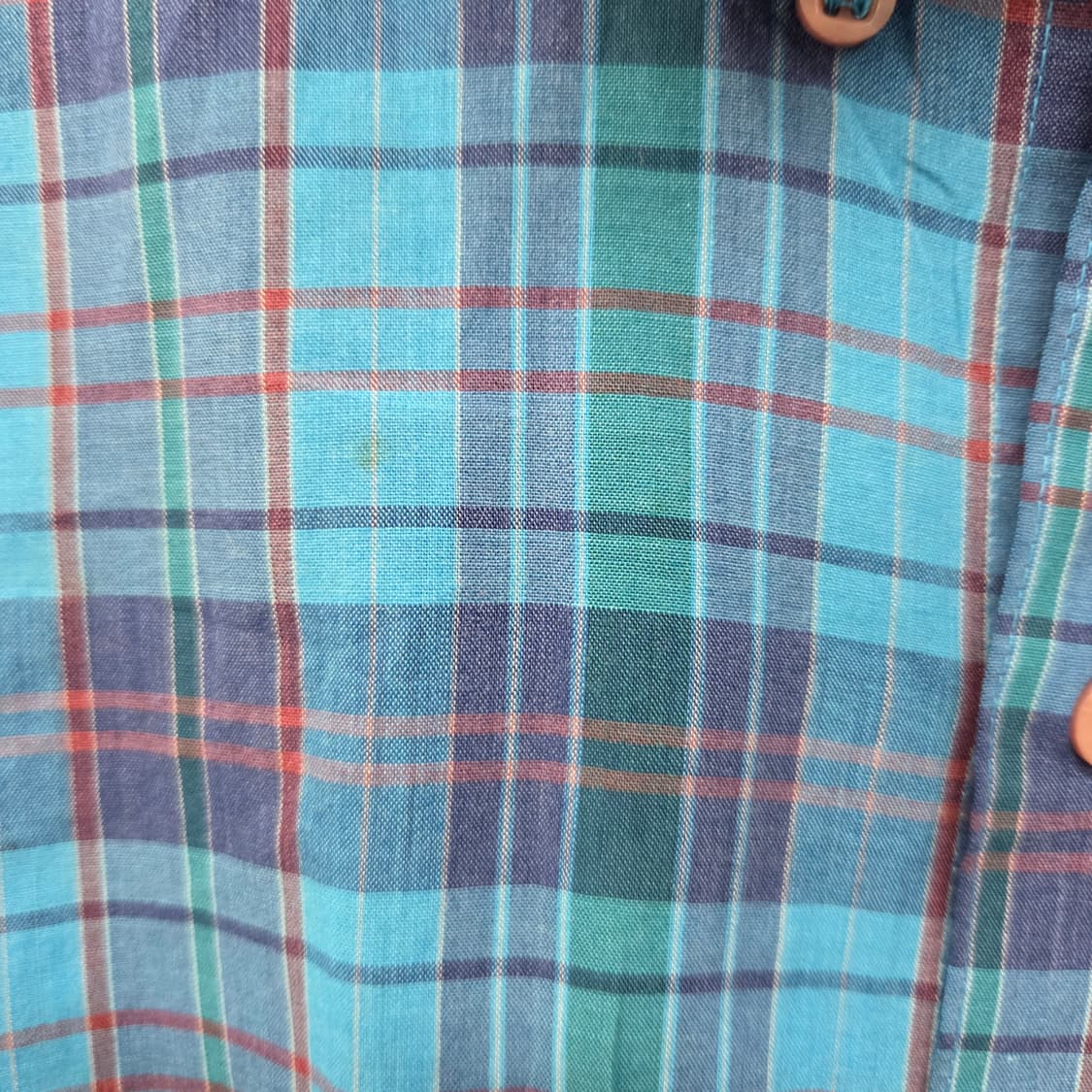 리바이스 청록색 체크 남방 셔츠 남성M 상품이미지4
