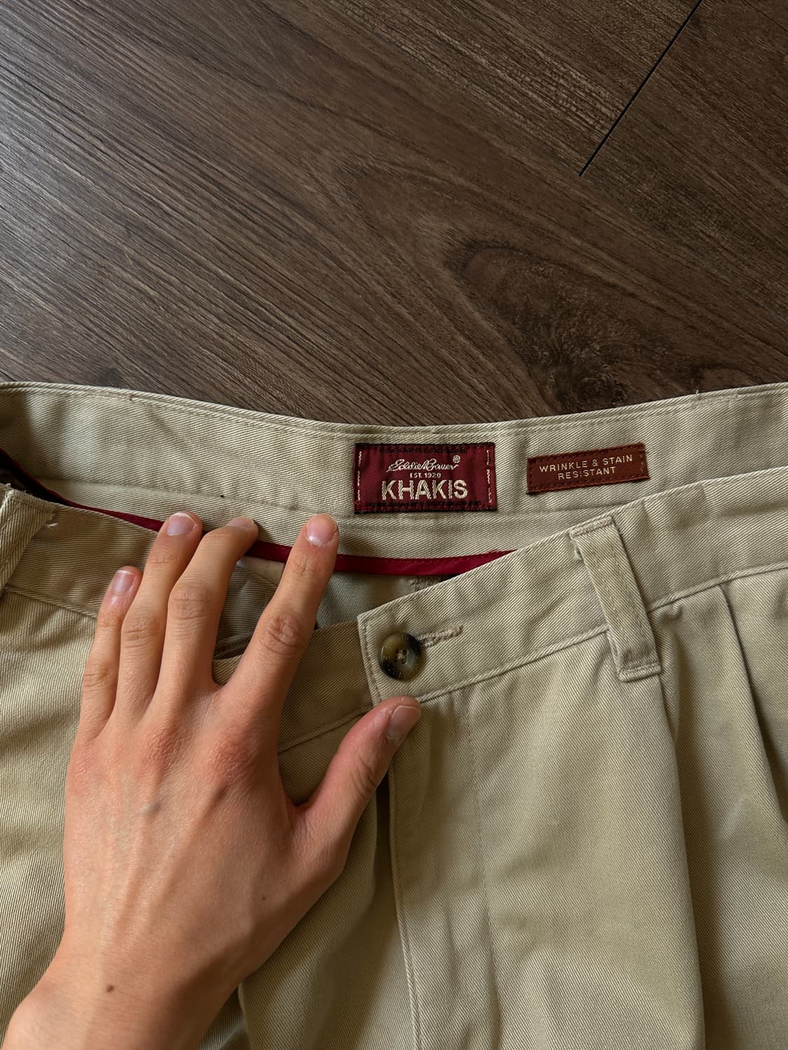 Khakis by Eddie Bauer 와이드 치노 쇼츠 상품이미지9