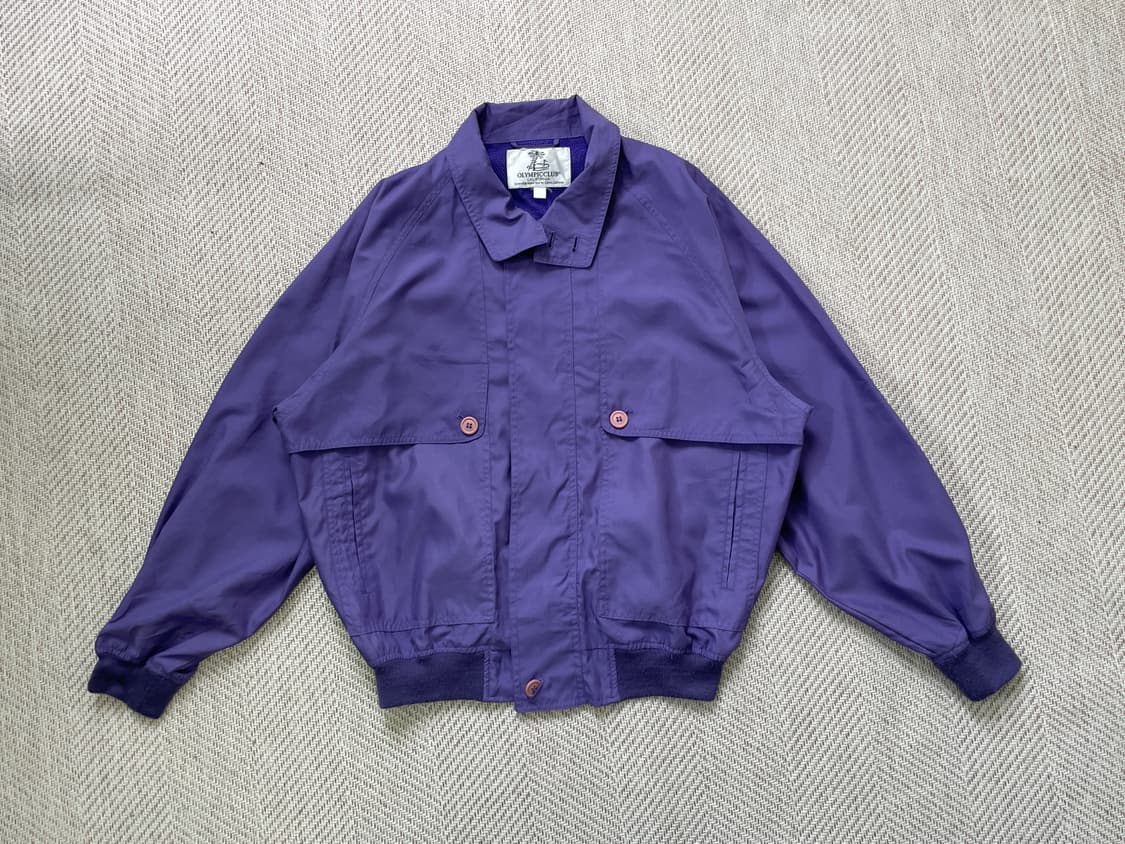 빈티지 해링턴 퍼플 봄버 자켓  상품이미지1