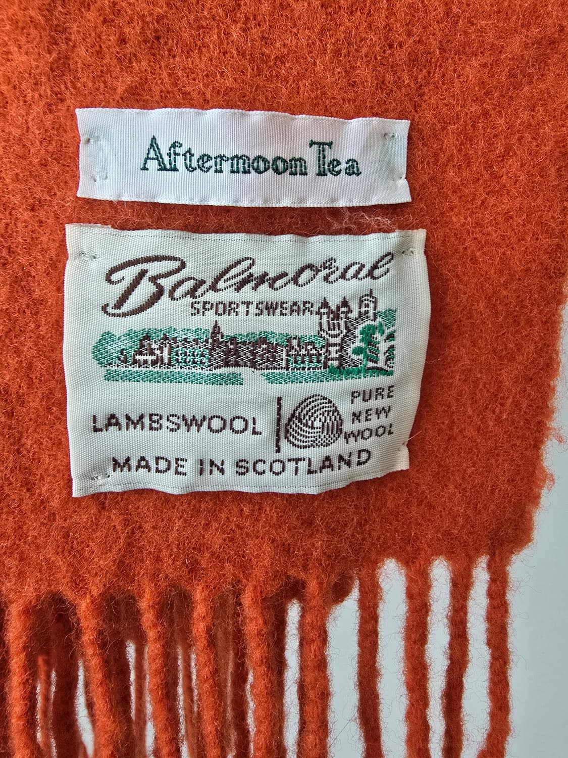 스코틀랜드산 Afternoon Tea 한정 Balmoral 머플러 상품이미지3