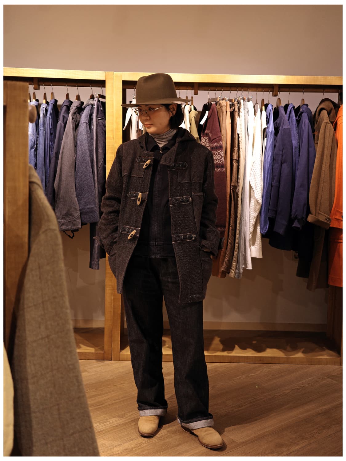 캐피탈 14FW 켄도 더플 코트 L사이즈 (추천 55-66) 상품이미지4