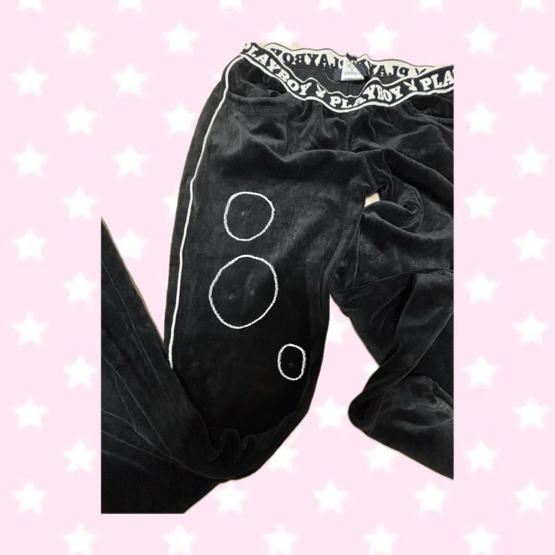 플레이보이 벨벳 부츠컷 츄리닝 바지 츄바 상품이미지9