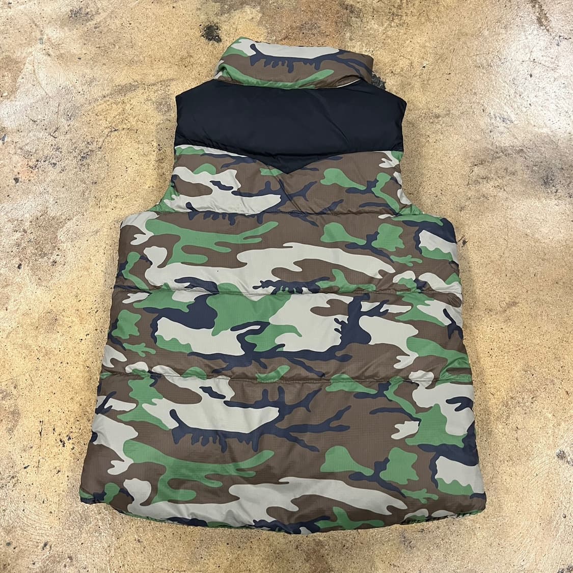 [정품/XS] 폴로 데님앤서플라이 카모 패딩 조끼 b17 상품이미지3