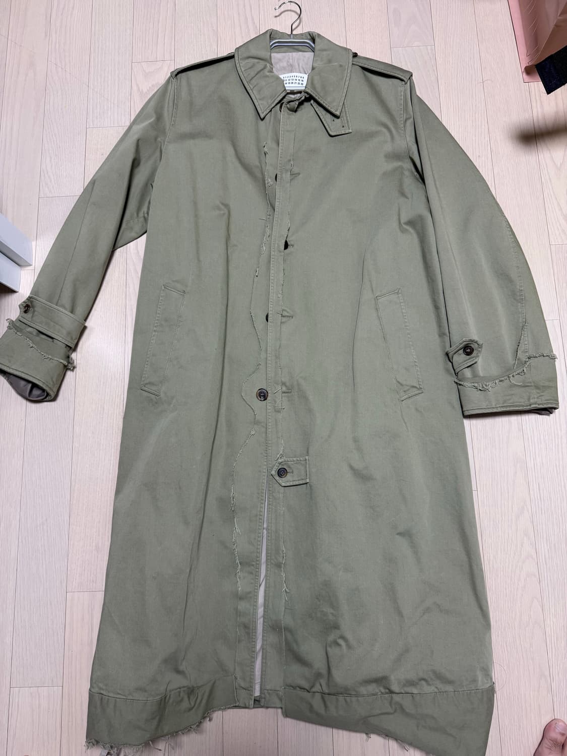 마르지엘라 롱 트렌치 코트 판매합니다 상품이미지1