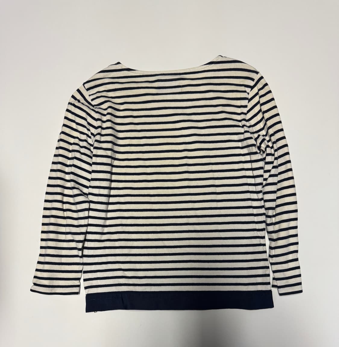 여성 코오롱 커스텀멜로우 입술넥 스트라이프 긴팔티 s 상품이미지2