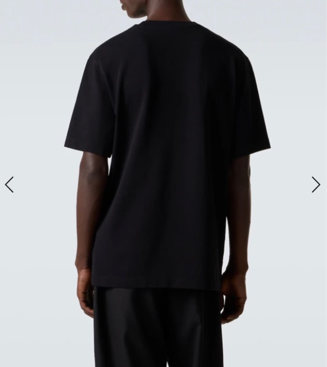 자크뮈스 Le T-Shirt Gros Grain 블랙 XL / 오버핏 상품이미지5