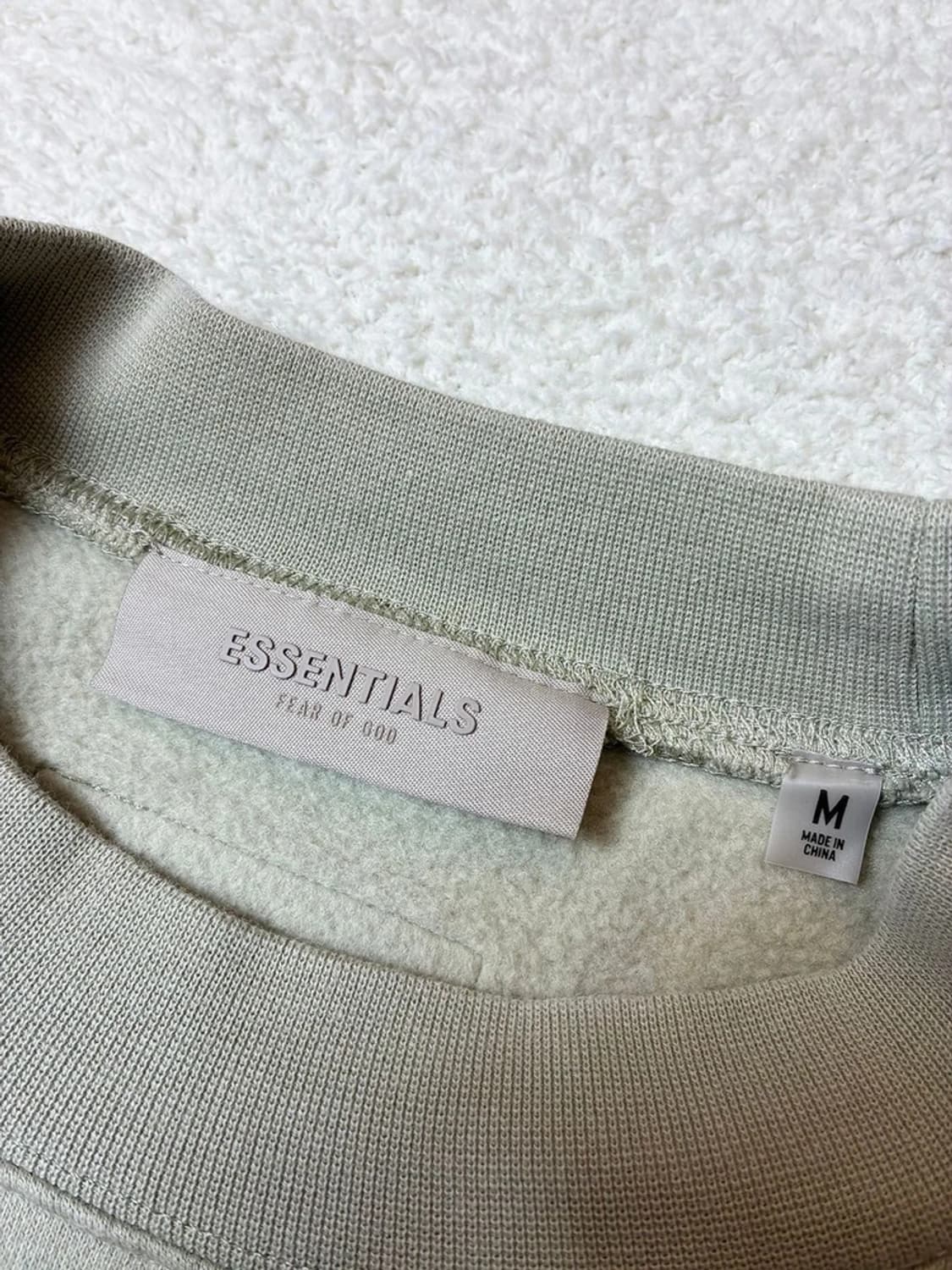 에센셜 피어오브갓 로고 시그니처 오버 맨투맨 PN6389 상품이미지8