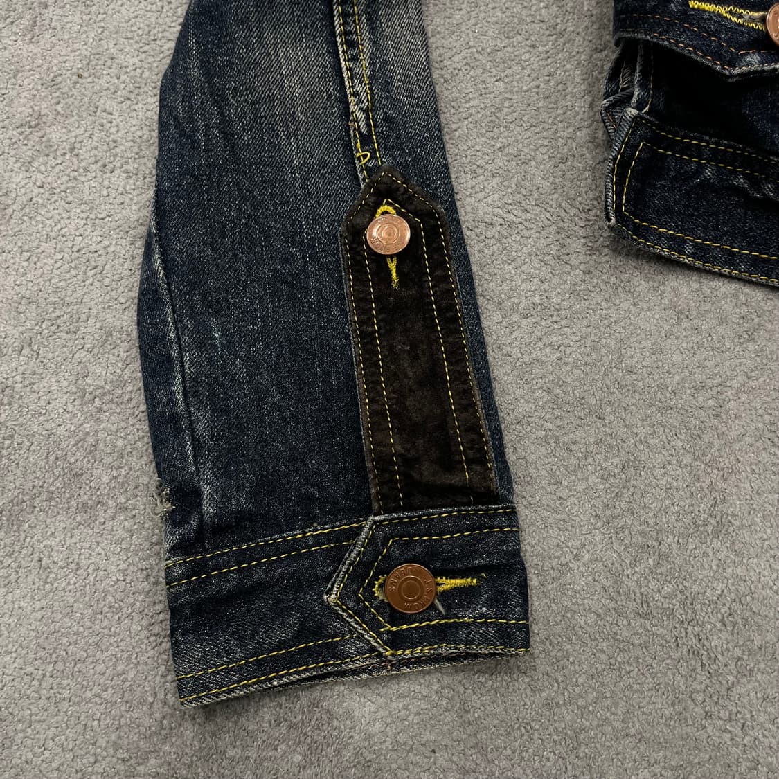 M 빈티지 워싱 디테일 데님 자켓 상품이미지3