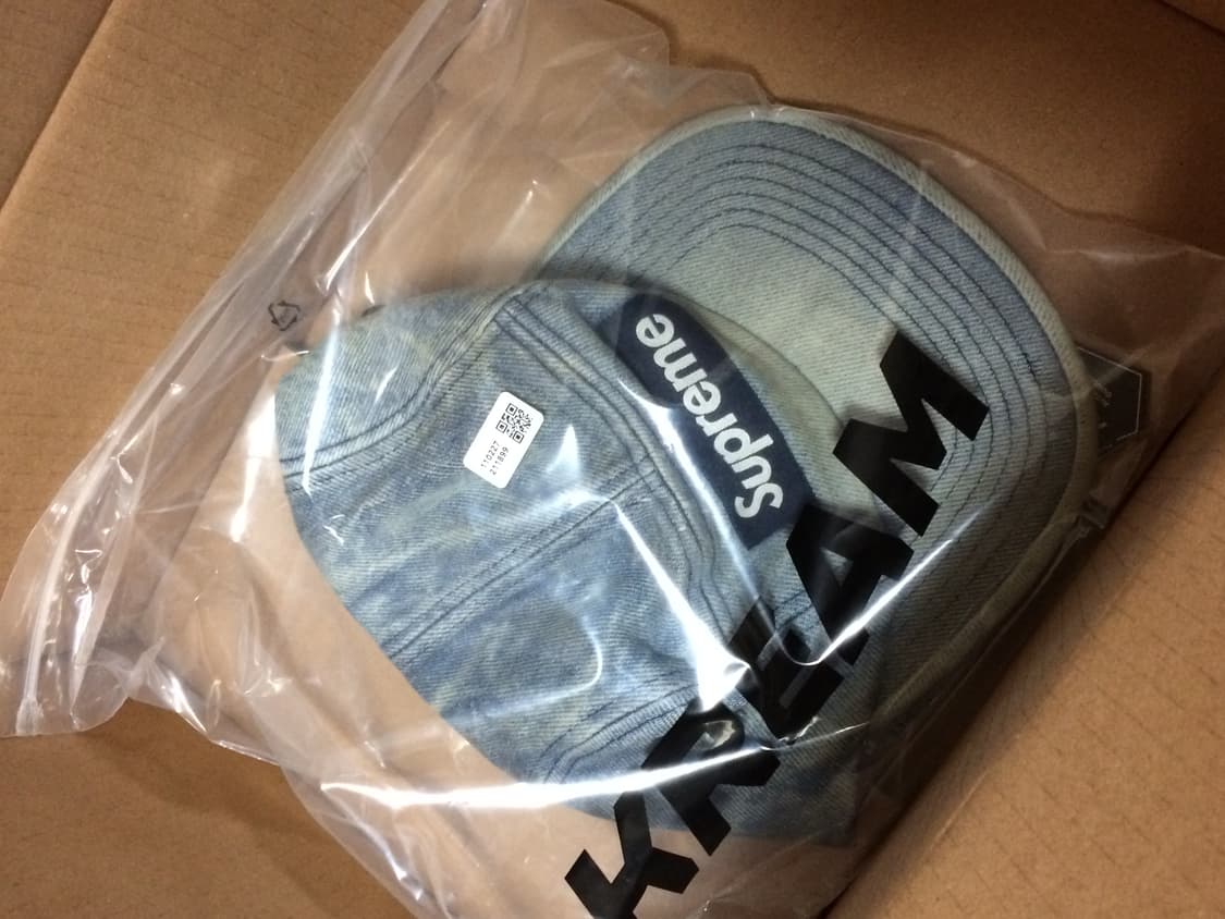 슈프림 워시드 치노 트윌 캠프캡 데님 25FW 상품이미지3