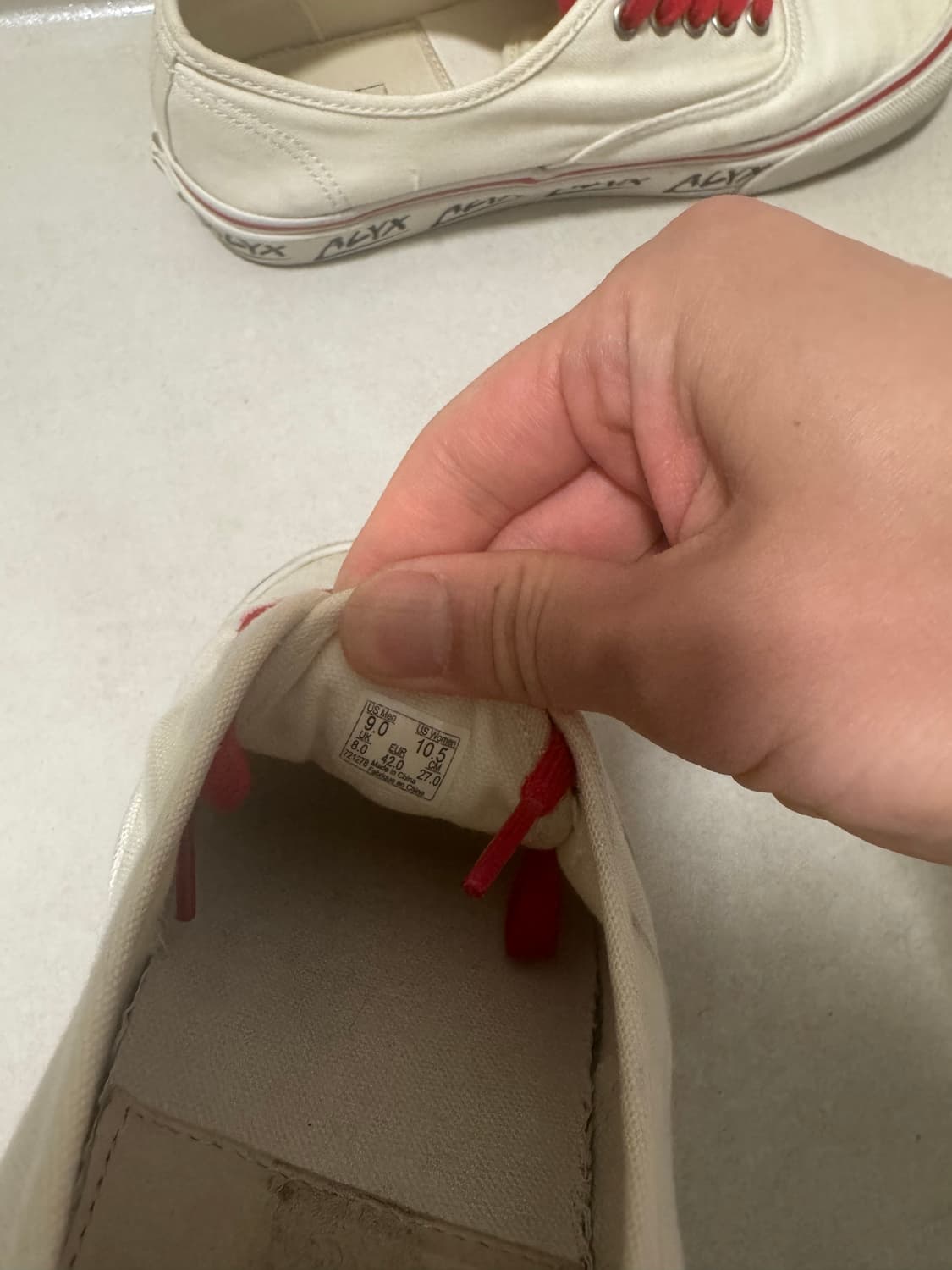 Vans Vault x ALYX 반스 x 알릭스 270 판매합니다.  상품이미지5