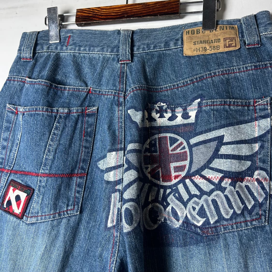 [HOBO Denim] 호보데님 워싱 데님 버뮤다팬츠 상품이미지5