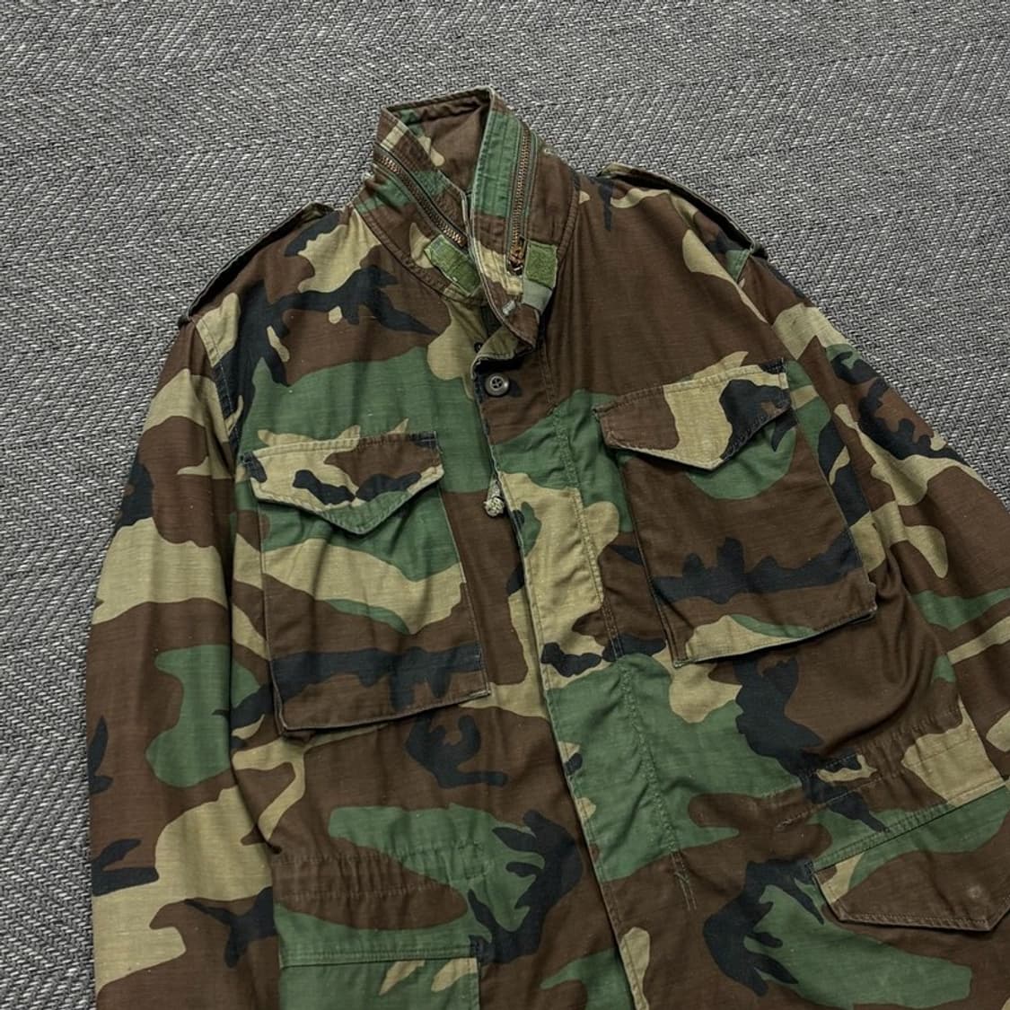 미군 M64 우드랜드 카모 야상v0414 상품이미지3
