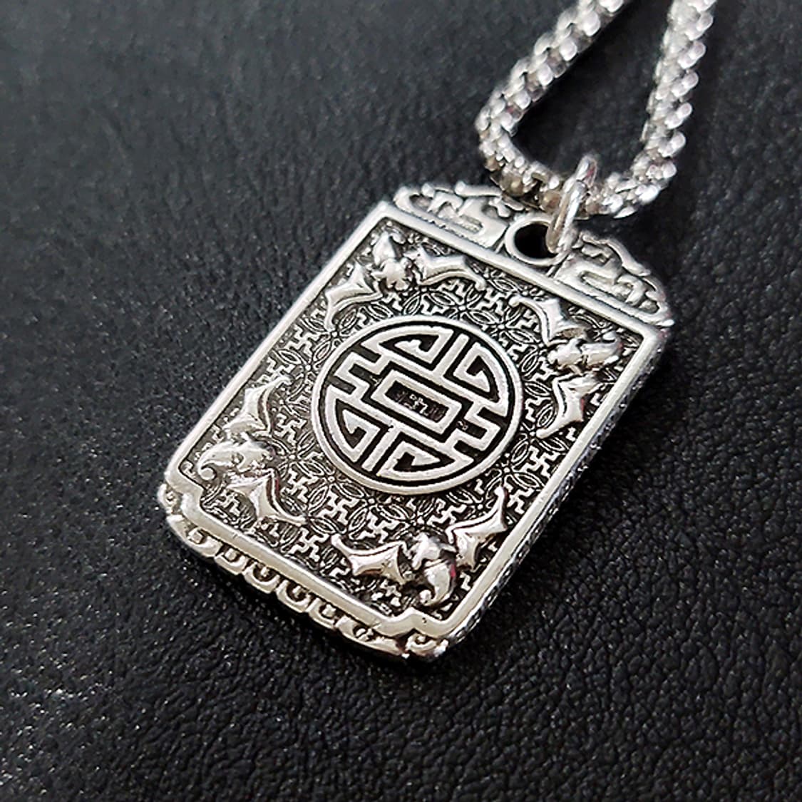 Aegis 백동 펜던트 엔틱 선물 고대 드래곤 용 남자 목걸이 상품이미지4