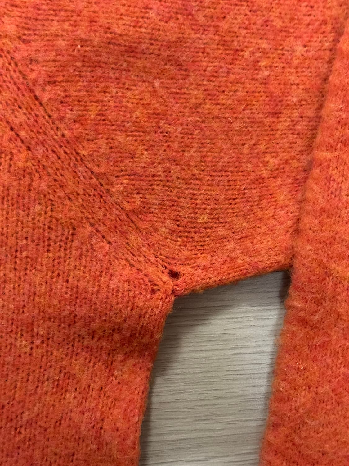 XL) 할리오브스코틀랜드 쉐기독 니트 오렌지 상품이미지4