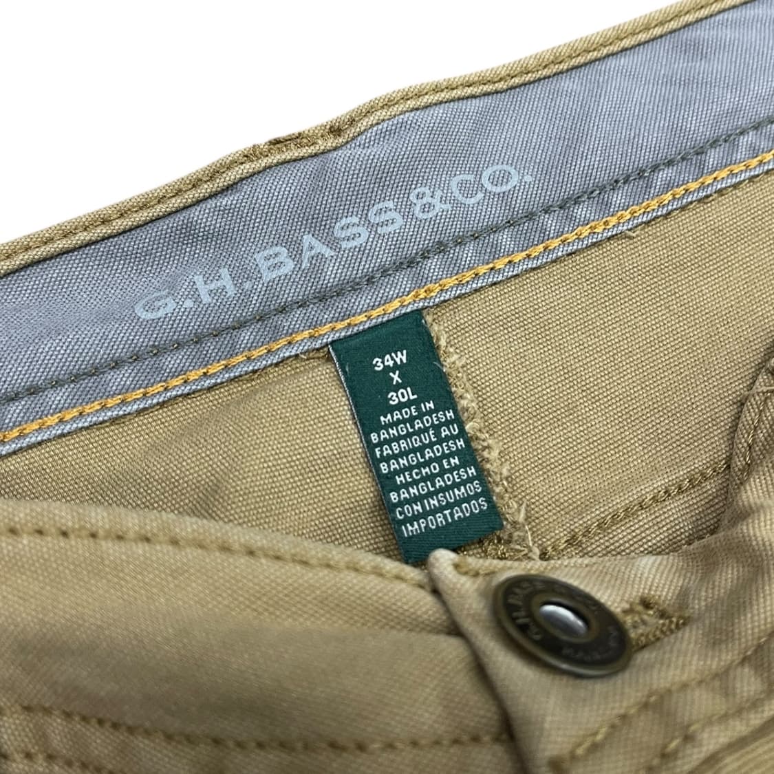 GH BASS 베이지 치노 팬츠 상품이미지6