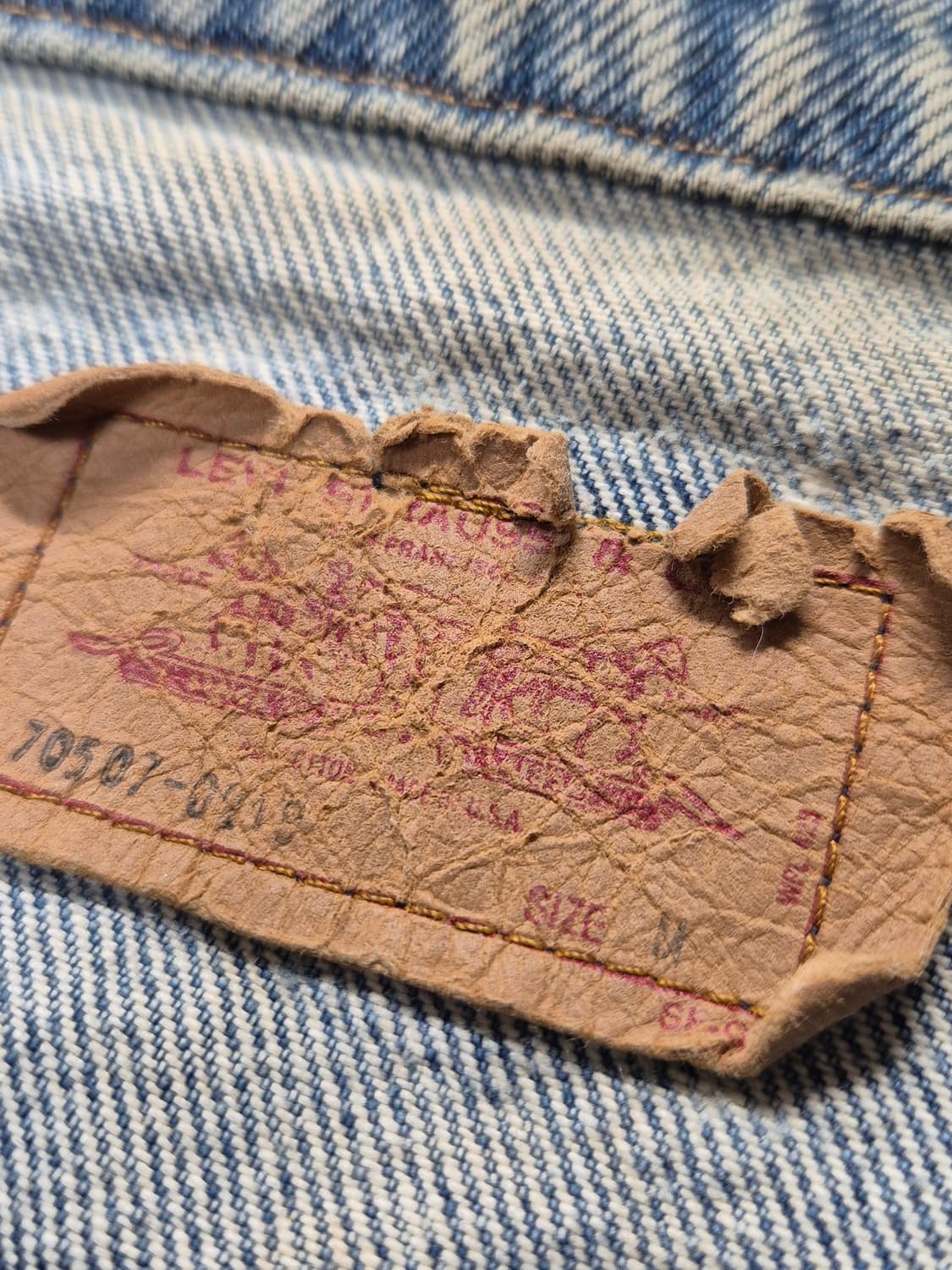 80s 미제 리바이스 트러커 상품이미지8