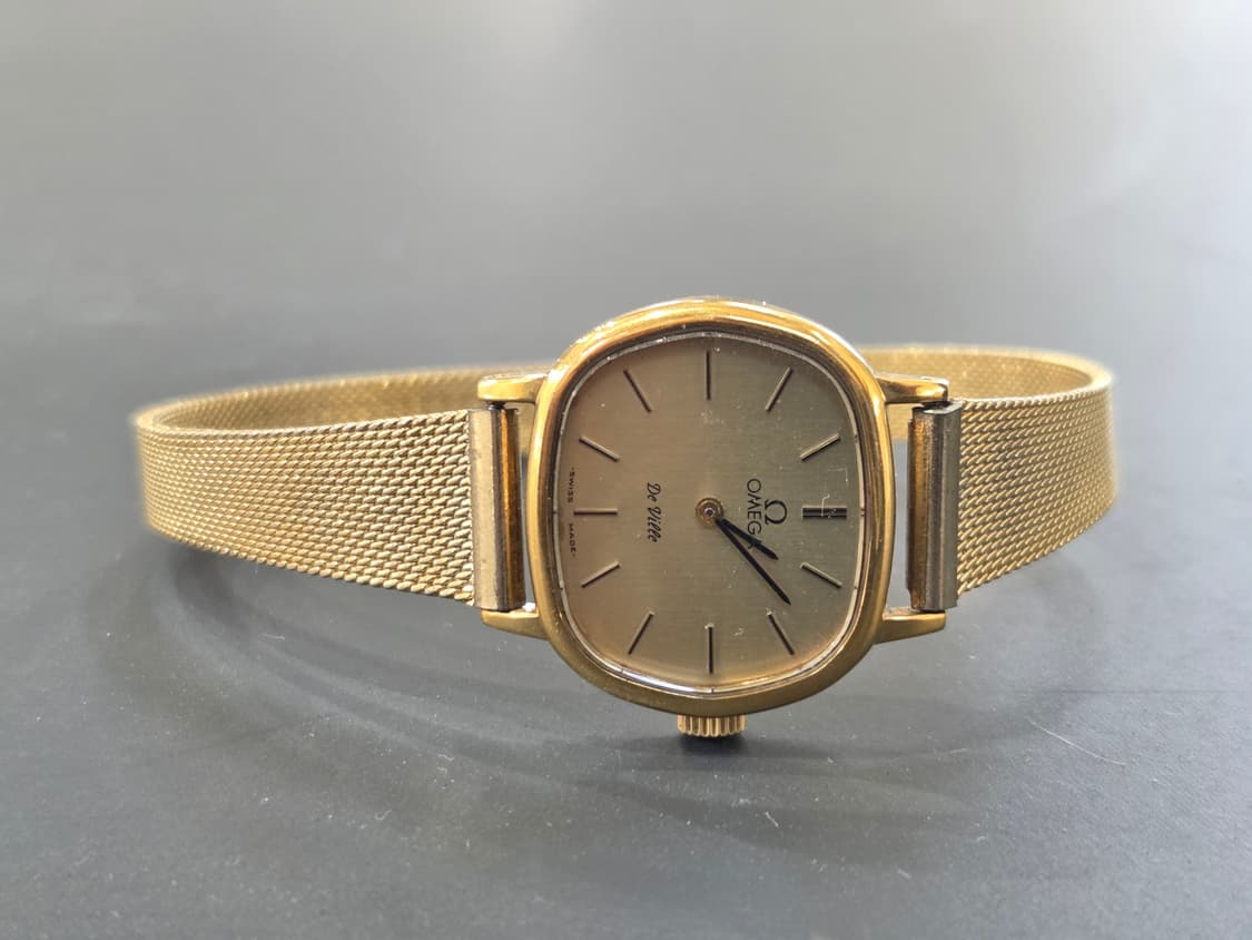 오메가 육각 드빌 빈티지 금장시계 *핸드와인딩*
 상품이미지9